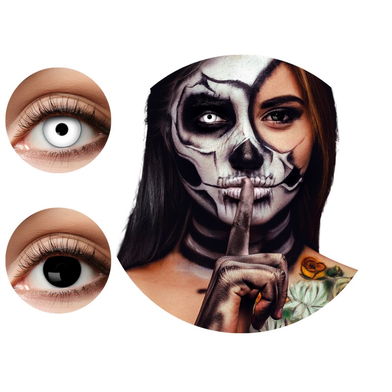 Zombie Witch Duo Kontaktlinser (3-Måneders linser) | Zombie Linser - Hovedtilbehør - Temashop