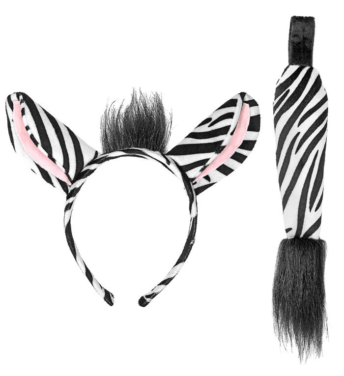 Zebraører & Hale | Zebra Tilbehørskit - Kropstilbehør - Temashop