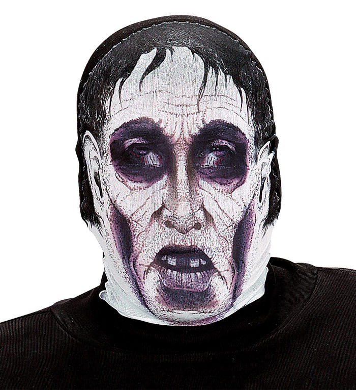 Zombie Stofmaske | Zombie Maske - Hovedtilbehør - Temashop