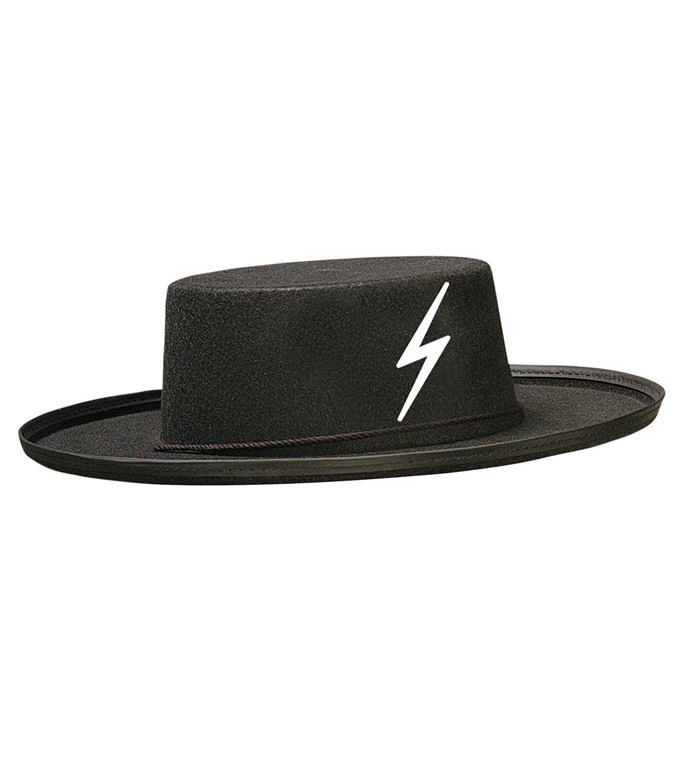 Zorro Børnehat | Zorro Hat / Hue / Hjelm - Hovedtilbehør - Temashop