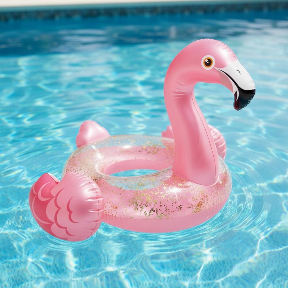 Flamingo Glitter Badedyr