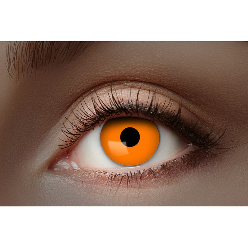 UV Kontaktlinser Orange (Ugelinser) | UV / Neon Linser - Hovedtilbehør - Temashop